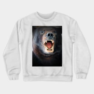 Open Mouth Bear Crewneck Sweatshirt